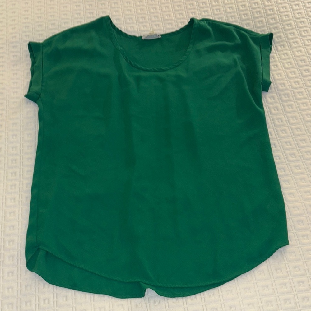 Green Women's Top medium
